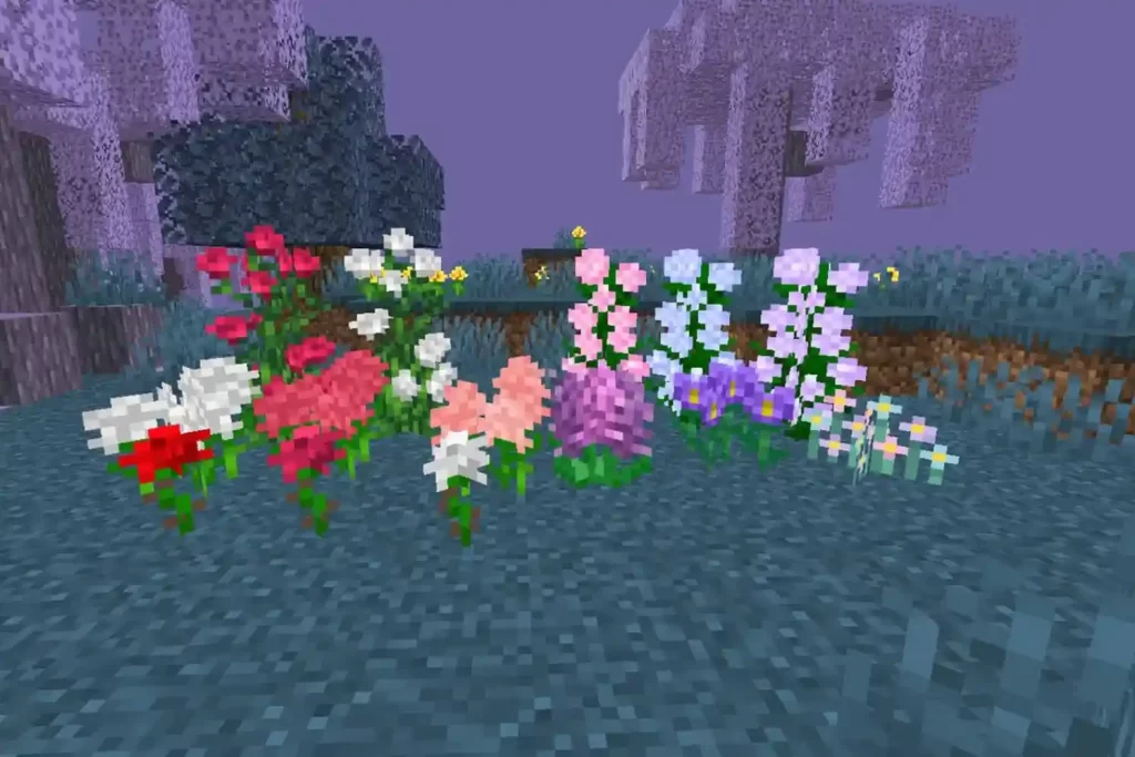 Minecraft cutecore mod flowers